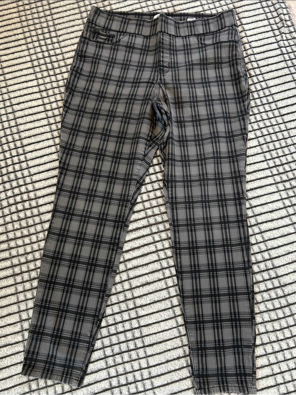 Nine West Plaid Skinny Dress Pants (14)
